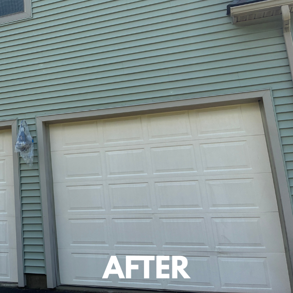 Siding soft wash — after